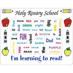Picture Frame with Learning to Read Words