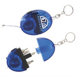 Oval Took Kit / Keychain LED Light / Tape Measure