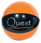 Inflatable 16 inch Two-Color Beachball