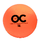 Inflatable Translucent Orange Beachball