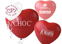 Heart Shaped Latex Balloons