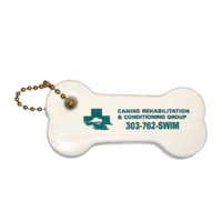 Leg Bone / Dog Bone Shaped Floating Key chain