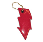 Lightning Bolt Shaped Floating Keychain