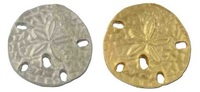 Sand Dollar Shaped Lapel Pin