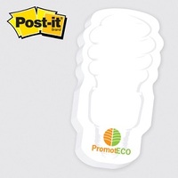 CFL Eco Light Bulb Shaped Post it Notes