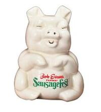 Gold Painted Sitting Piggy Bank