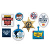Plastic Coated Metal Litho Admission Tabs with your custom printed branding or personalized logo.