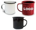 Camping Mugs - Enamal Metal & Ceramic Campfire with your custom printed...
