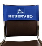 Accessible Seating RESERVED Stock Design Chair Covers