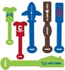 Whizzie™ SpotterTie™ Brand Silicone Tags / Ties with your custom printed branding or personalized logo.