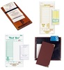 Guest Checks/Tabs/Receipts & Presenters with your custom printed branding or personalized logo.