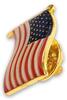 Flag Lapel Pins with your custom printed branding or personalized logo.