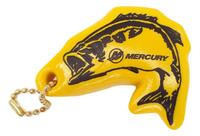 Bass Shaped Floating Keychain