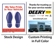 Heavy Duty Latex/Treated Paper Custom Floor Mats - BEST