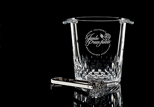 Petal Cut Crystal Ice Bucket With Tongs... from ASI 63110 ZZ MERGED - Jaffa/Norwood