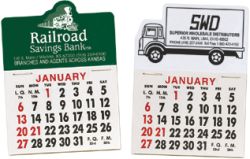 Custom Shape Peel-N-Stick Calendar with Pad... from ASI 54040 Fey Promo