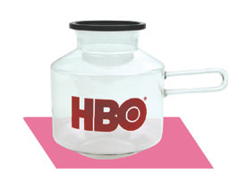 Glass Popcorn / Pop Corn Popper... from ASI 44344 ZZ OLD - Catamount Glassware 
