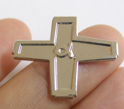 Cross Fish / Christian Ithicus Metal Lapel Pin