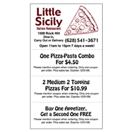 Jumbo Business Card Coupon Magnet... from ASI 68507 The Magnet Group
