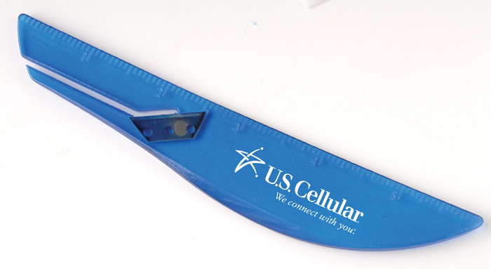 Slim Letter Opener with Ruler... from ASI 52840 Evans Manufacturing