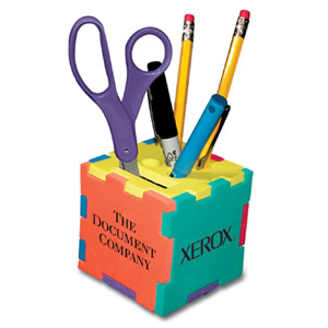Snafooz multi color Puzzle Foam Cube Pencil Holder... from ASI 62119 ZZ - NOT KNOWN, OLD IMPORT, ASI:62119