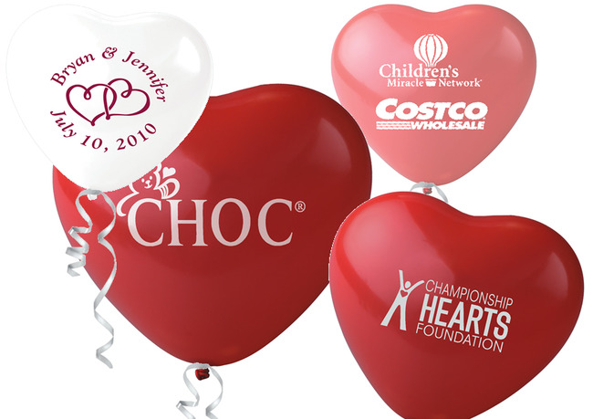 Heart  Shaped Latex Balloons... from ASI 55675 Galaxy Balloons Inc