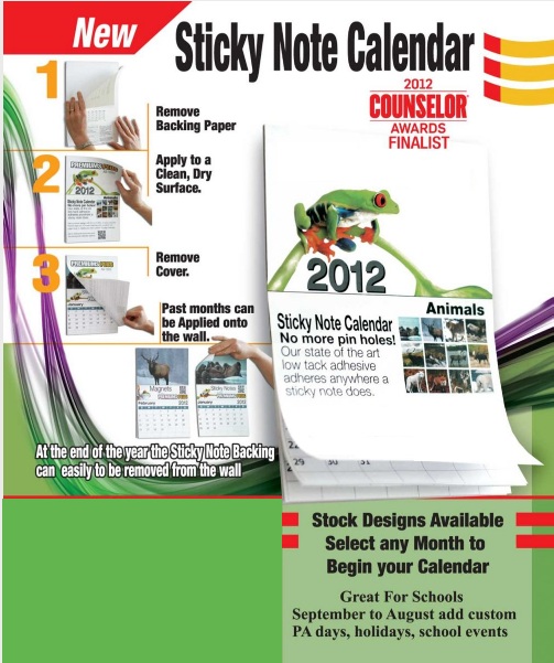 Canadian Cities Sticky Back Calendar... from ASI 79392 Premiums Plus Inc
