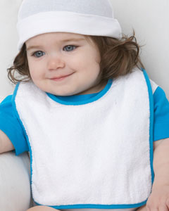 Rabbit Skins Infant Snap Bib... from ASI 42090 ZZ OLD/Drop - Broder Bros., Co