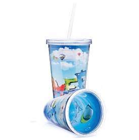 Spirit Double Wall Acrylic Tumbler with Full Color Inserts... from ASI 51197 ETS Express, LLC