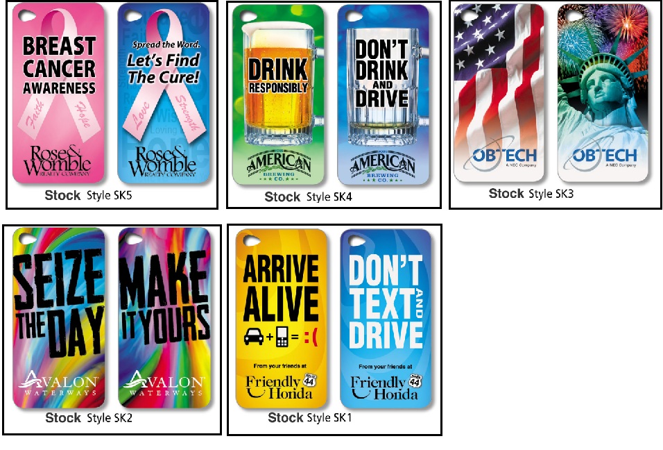 Stock Designs: Lenticular Flip Skins for iPhone... from ASI 52480 Enduraline