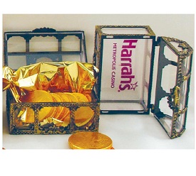Foiled Milk Chocolate Coins and Treasure Chest... from ASI 30350 ZZ OLD - A La Carte