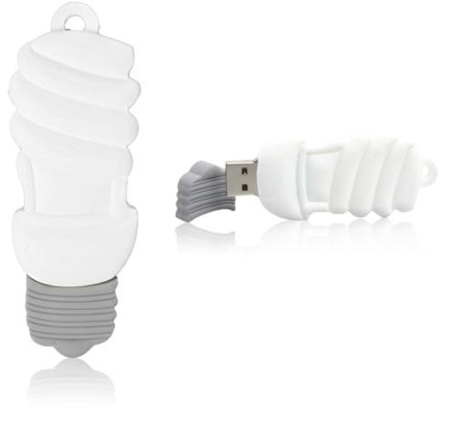 CFL Lightbulb Shaped USB Flash Drive ... from ASI 62124 iClick, Inc.