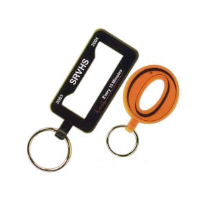 Custom Shaped Vinyl Key chains w/ optional Cut Out... from ASI 56100 Gemini Ind Inc