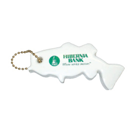 Floating Swimming Bass Shaped Keychain... from ASI 79970 Pro-Sports Foam Products