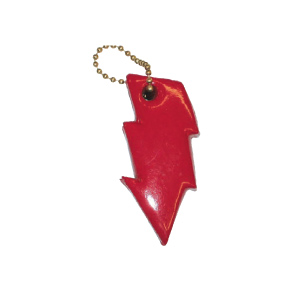 Lightning Bolt Shaped Floating Keychain... from ASI 79970 Pro-Sports Foam Products