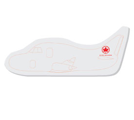 Jet / Airplane / Plane - Die Cut Post-it Note Pads... from ASI 91240 3M/Promotional Markets Dept