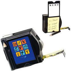 Black Tape Measure with Memo Pad ... from ASI 38480 ZZ - NOT KNOWN, OLD IMPORT, ASI:38480