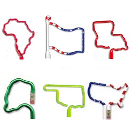 State / Country / Map Shaped Pens and Pencils... from ASI 39850 The Bentcil Company
