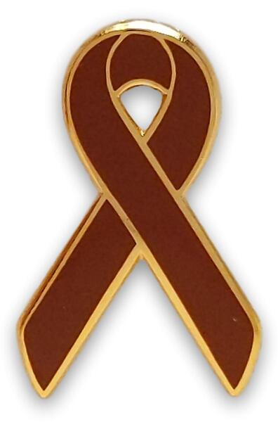 Brown Lapel Pin