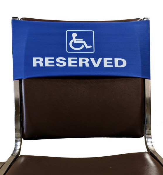 Spandex Stretchable Chair Covers / Chair Bands with Stock Handicap RESERVED