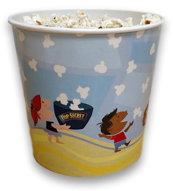 Popcorn Buckets / Beer Tub / Brew Pail in Plastic -