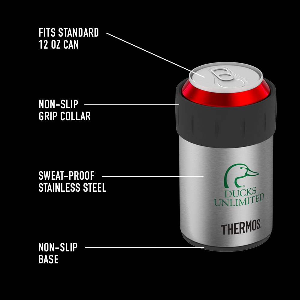 Thermos Brand Metal Can Cooler with Rubber Grip... from ASI 88060 Snugz/USA Inc