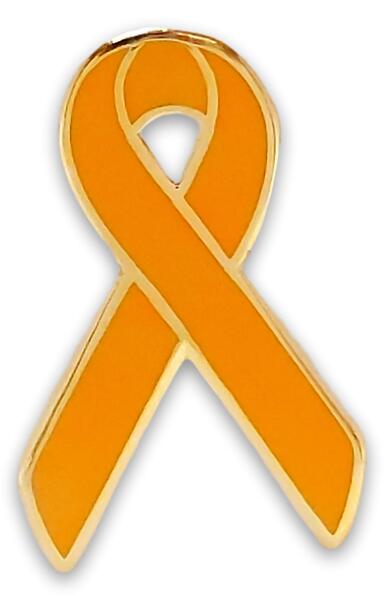 Orange Cultural Diversity Awareness Lapel Pin