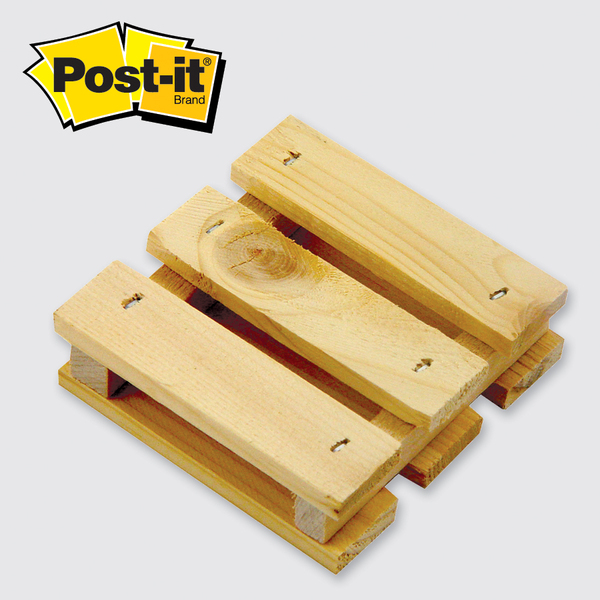 3-3/8 inch Post it Note Half Cube... from ASI 91240 3M/Promotional Markets Dept