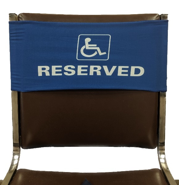 Imported Spandex Stretchable Chair Covers / Chair Bands with Stock design... from ASI 89241 Star Promo, Inc.