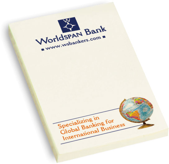 2 x 3 Post it Note Pads ... from ASI 91240 3M/Promotional Markets Dept
