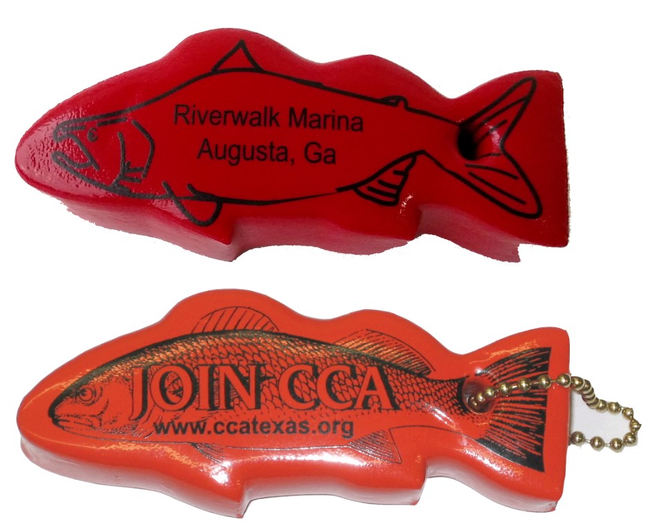 Redfish / Salmon Shaped Foam Floating Keychain... from ASI 79970 Pro-Sports Foam Products