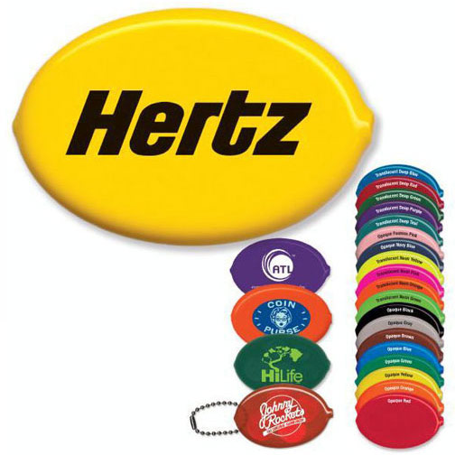 Vinyl Squeeze Coin Holder - Oval Quikoin®... from ASI 80210 Quikey Mfg Co Inc